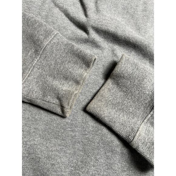 Vintage Polo Ralph Laure Size Large Pullover 100% Cotton Shawl Collar gray - Picture 6 of 6